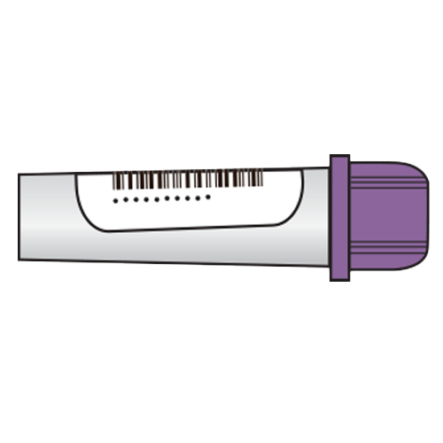 Микропробирка вакуумная К2-ЭДТА (фиолетовая крышка), 0,5 мл