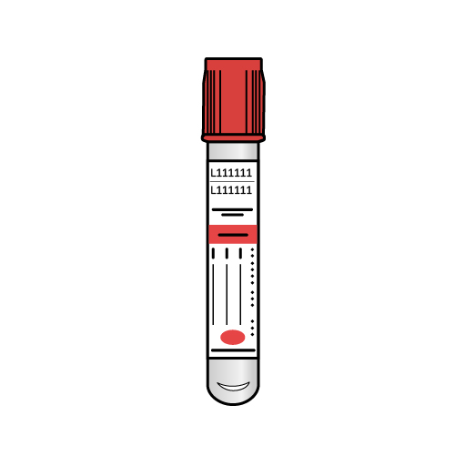 Пробирки вакуумные с активатором свертывания (красная крышка), 6 мл для определения криоглобулинов (2 шт.)